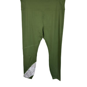 Soulgani Womens Pull-on Active Tall Bali Beach Babe Soul Leggings Chive T1X Size